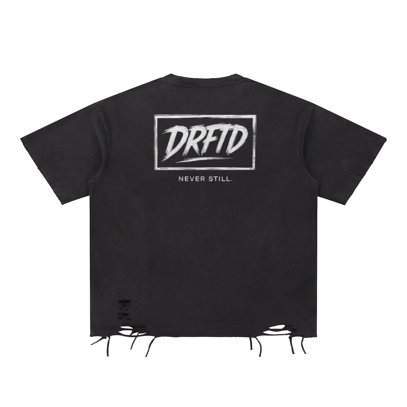 DRFTD Raw-Hem Graphic T-Shirt
