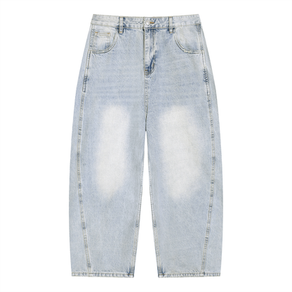 DRFTD Vintage Wash Sunfade Barrel Leg Jeans