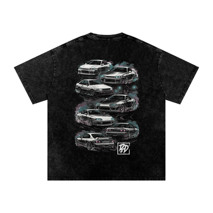DRFTD Snow Washed Oversized Cotton T-Shirt