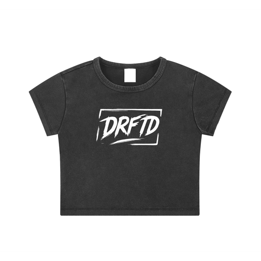 DRFTD Snow Washed Crop Top
